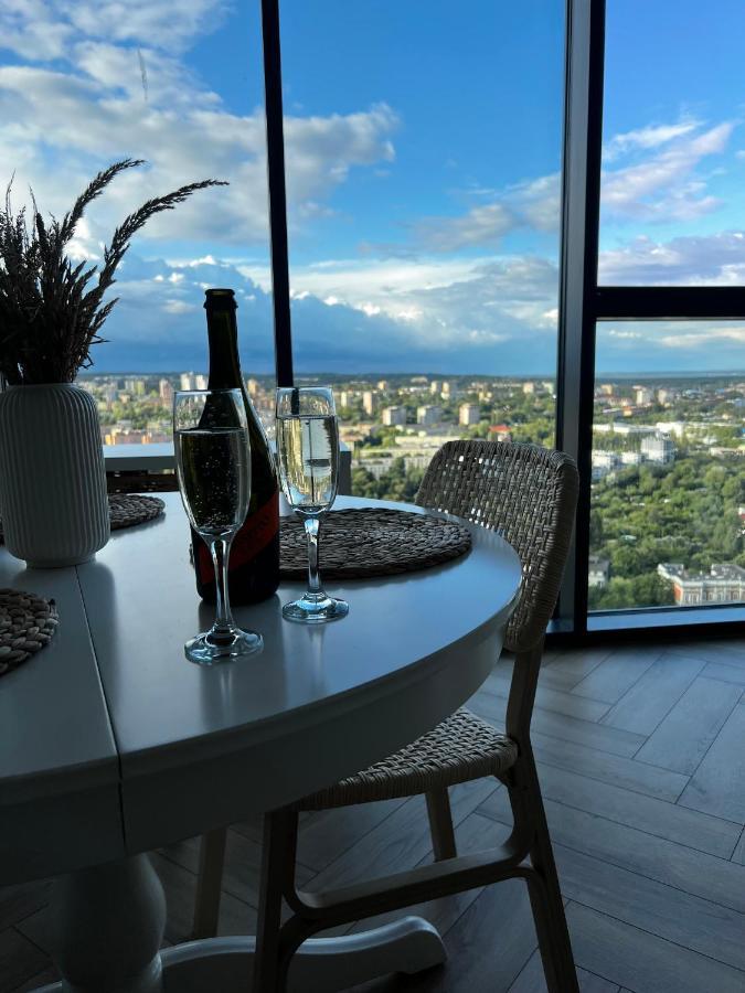 Hanza Tower Szczecin, Floor 21, City - River View Eksteriør billede