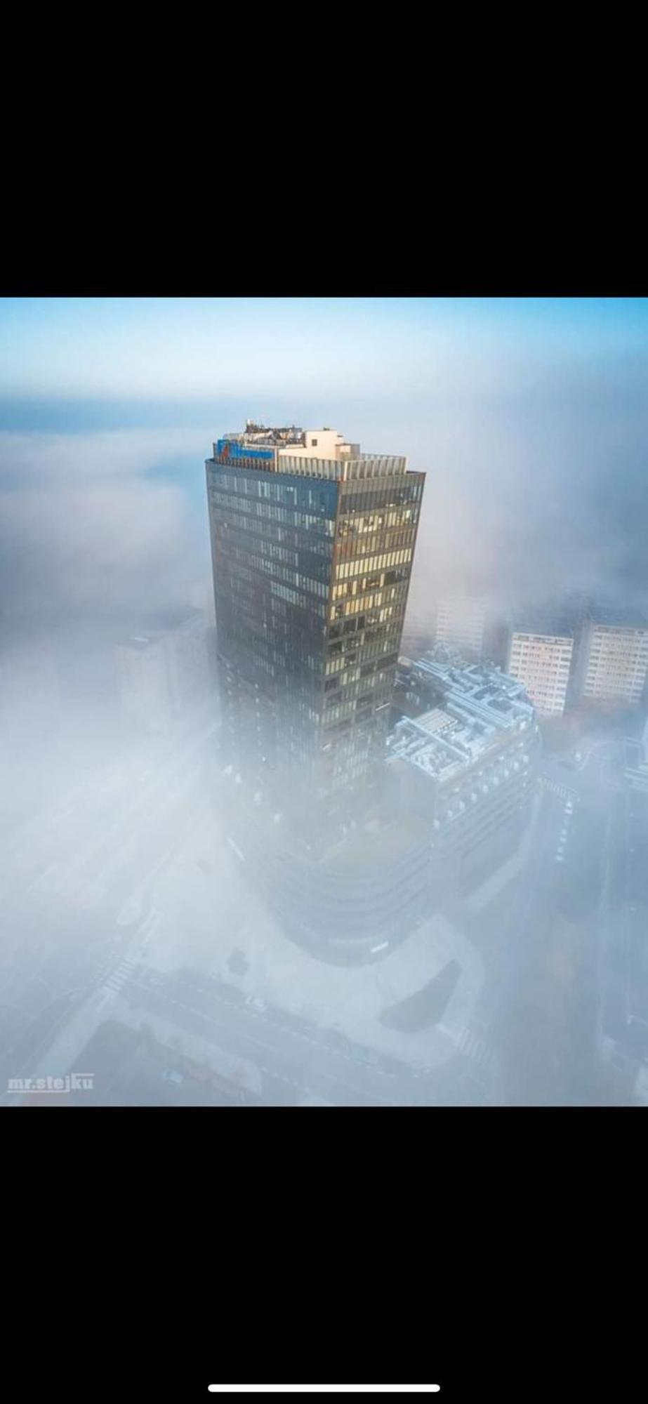 Hanza Tower Szczecin, Floor 21, City - River View Eksteriør billede